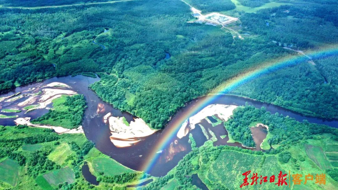航拍龙江丨天空视角俯瞰伊春美到极致