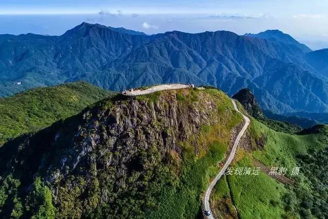 陽山秤架鄉來看看它這條充滿著誘惑力的盤山公路吧廣東第一峰是可以