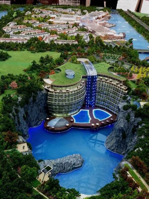 矿坑酒店全球最牛酒店之一每晚4000到底啥样