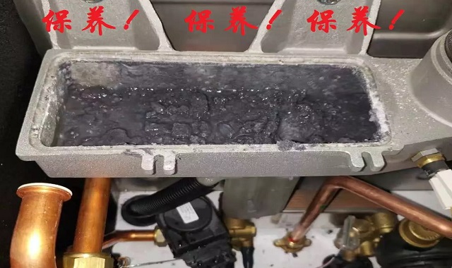 壁挂炉清洗家里用了多年的壁挂炉拆开一看竟然变成这样了