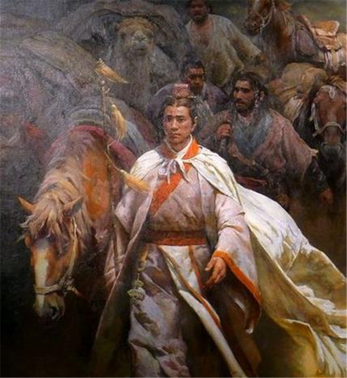 张骞出使外交西域,促进东西方文明,艰辛中也收获了幸福._匈奴