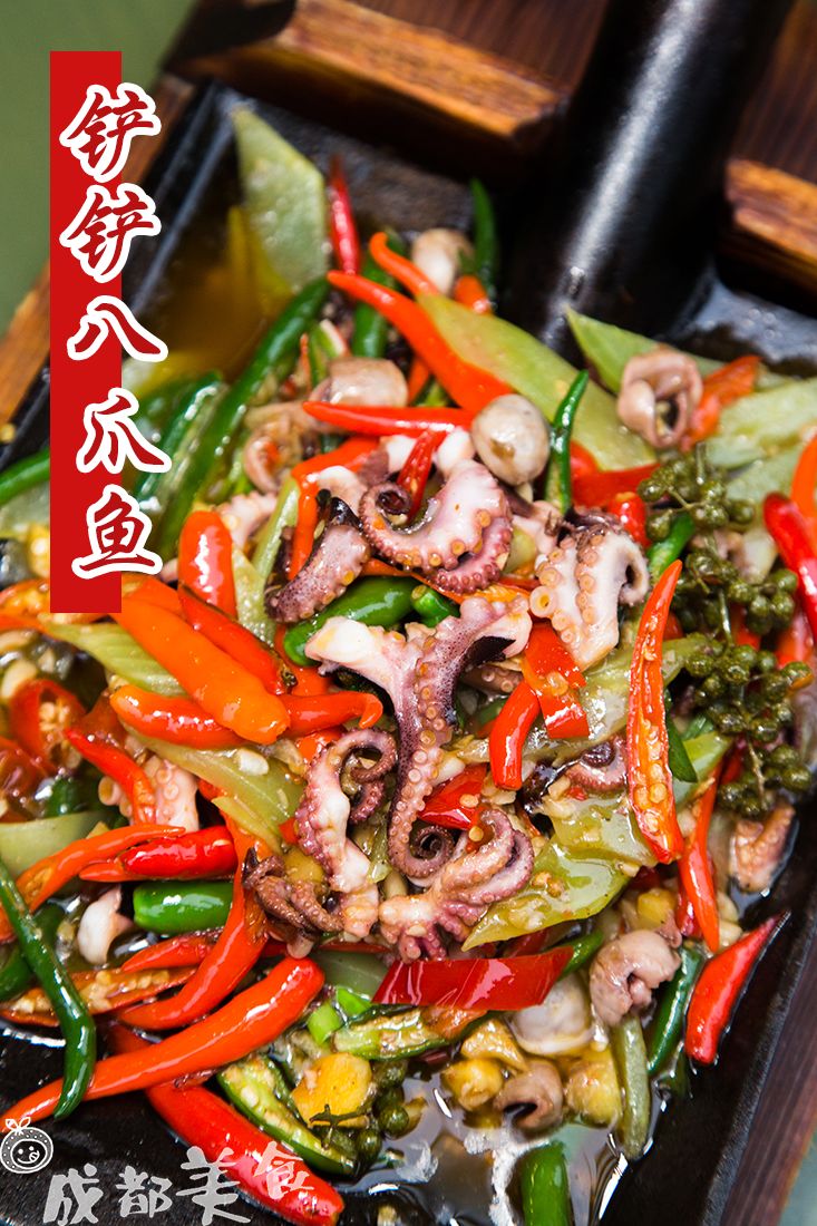=铲铲八爪鱼=一道虾爆鳝,有虾有鳝,鳝鱼炸到焦酥入味,再与鲜虾爆炒
