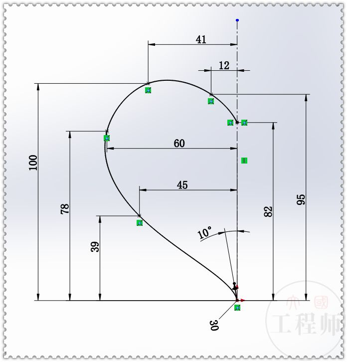 原创用solidworks画一颗爱心5分钟完成