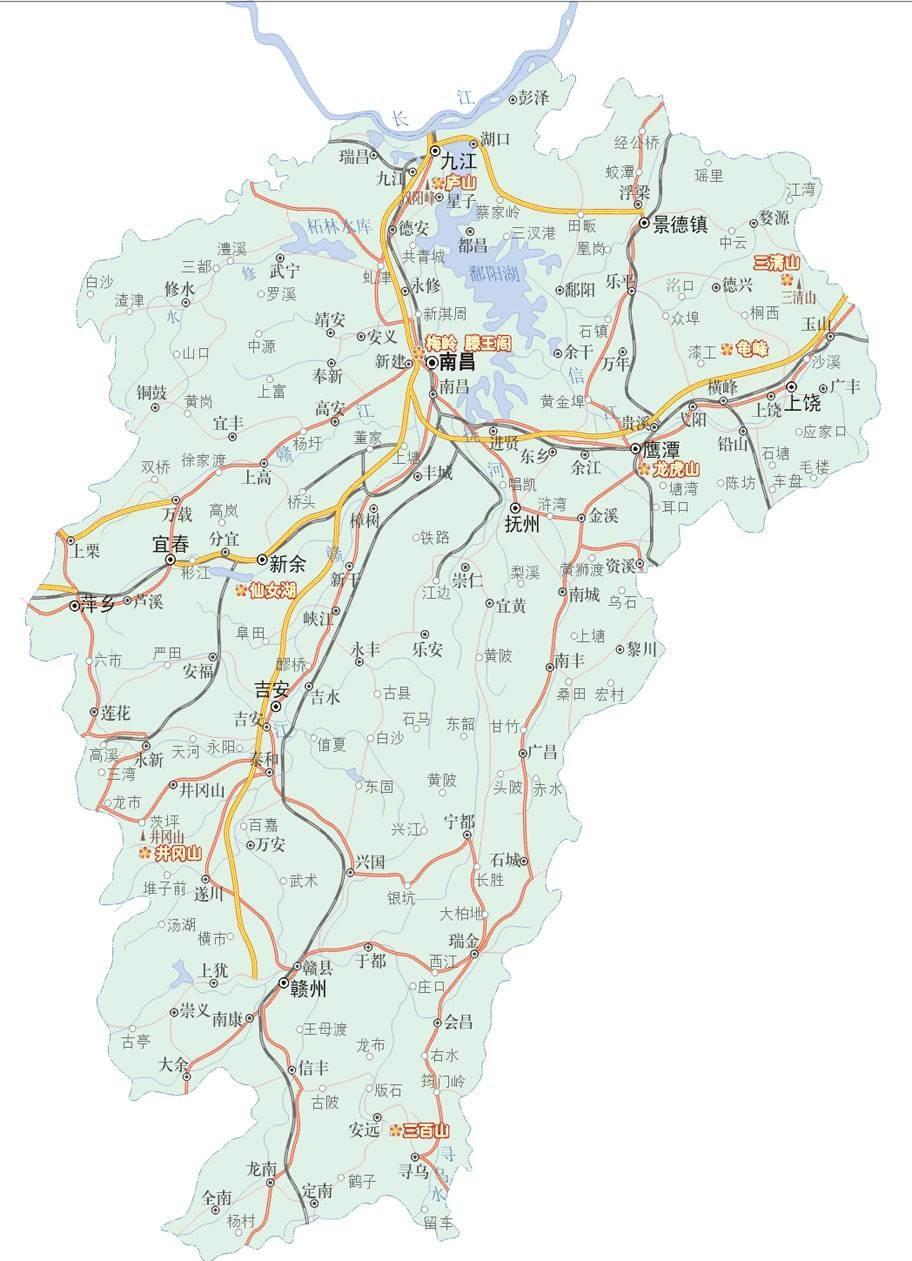 江西萍乡地理位置图片