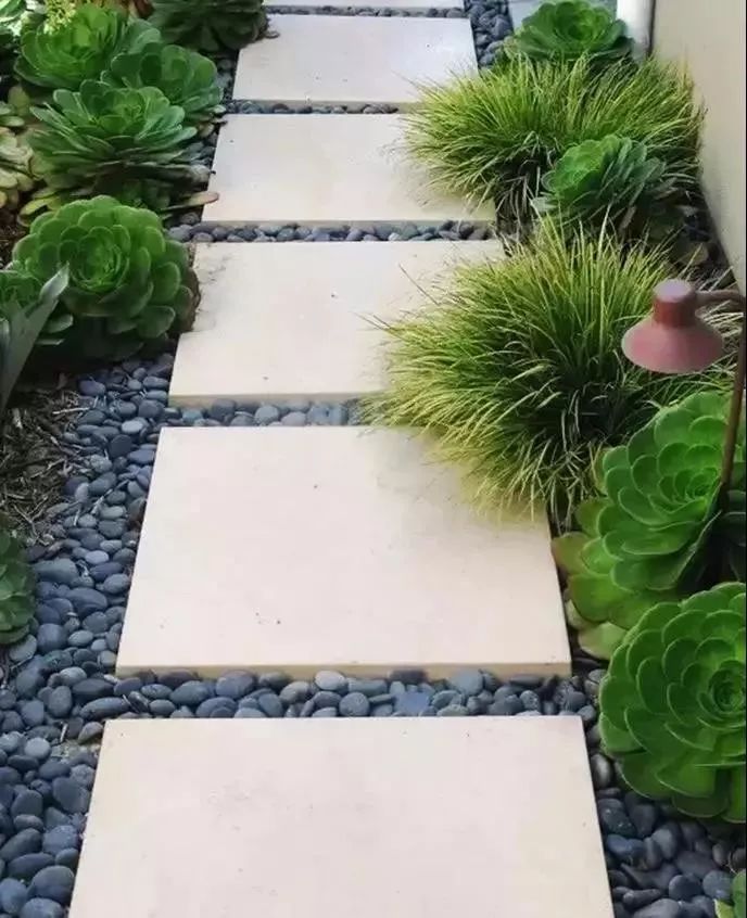 御梵景观用好汀步庭院就美了