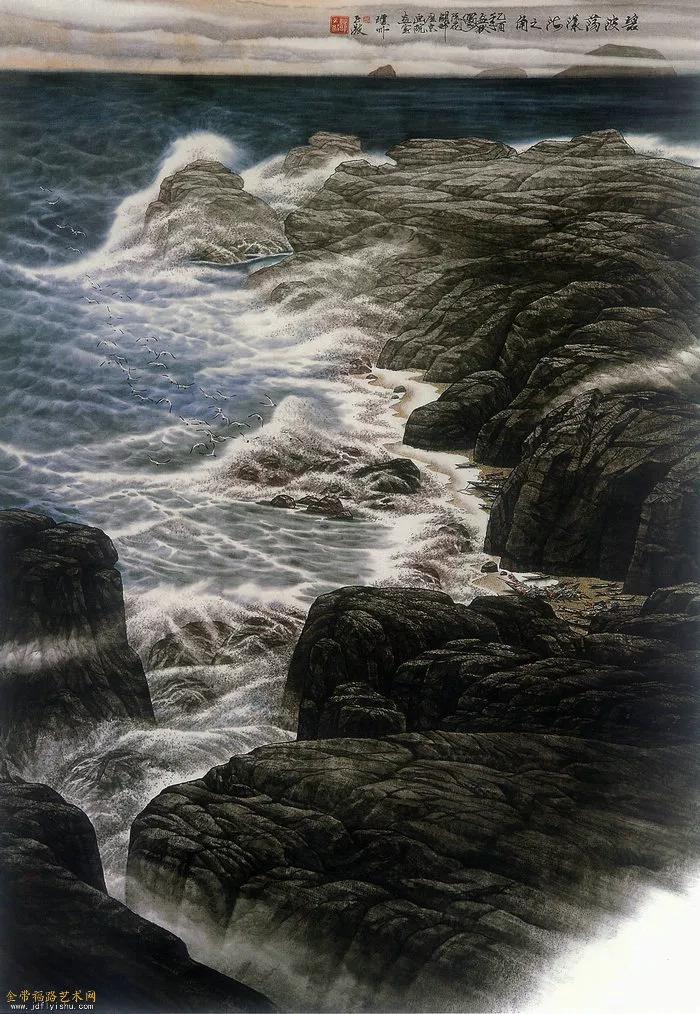 亦诗亦画赞宋明远及海洋画派的志愿者精神