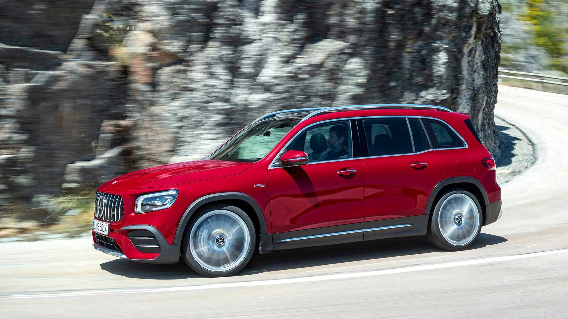 跑得快的7座车奔驰amgglb35官图发布