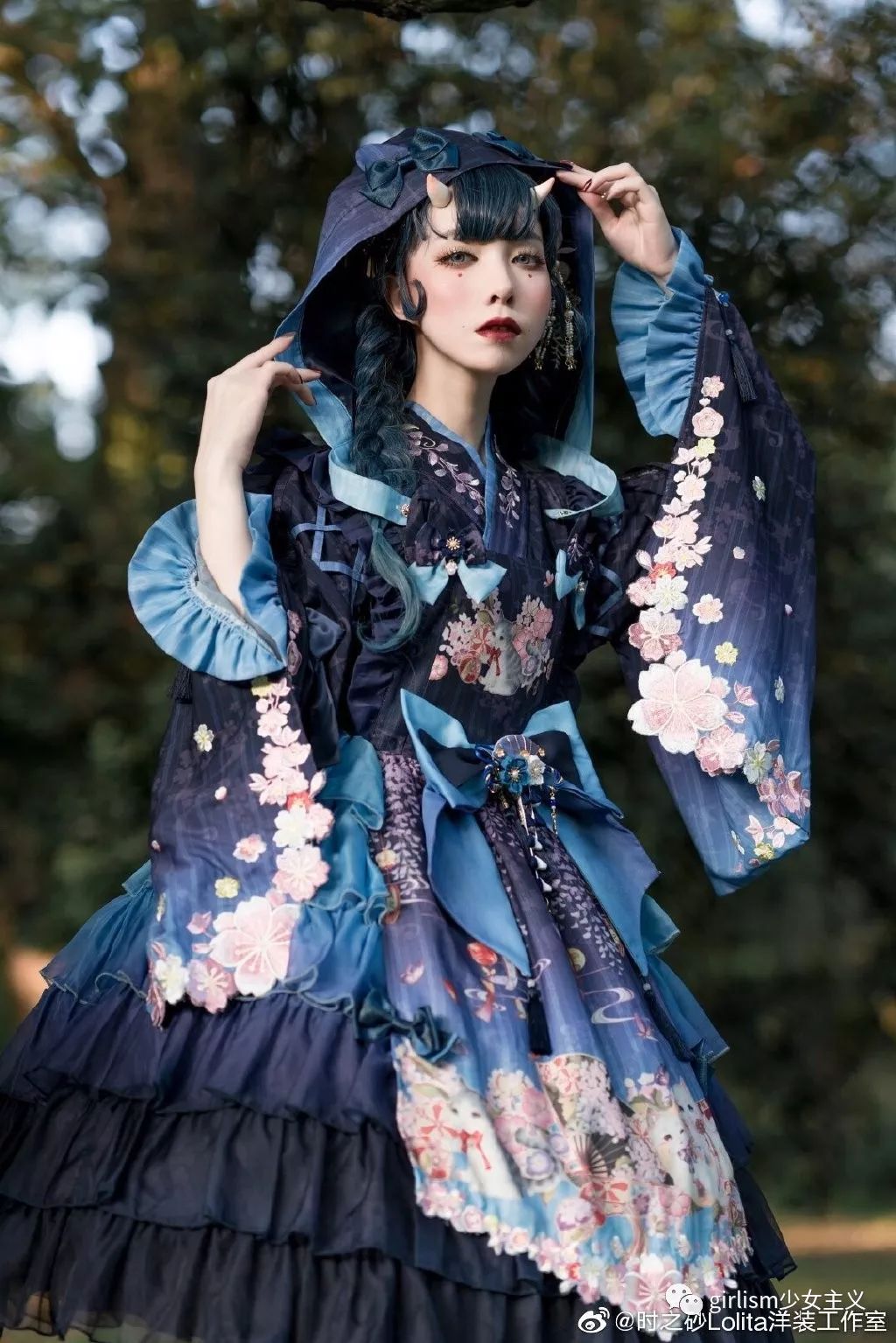 星辰幻想lolita洋装 商品名:蝴蝶效应 预约时间:9月1日 @古典玩偶