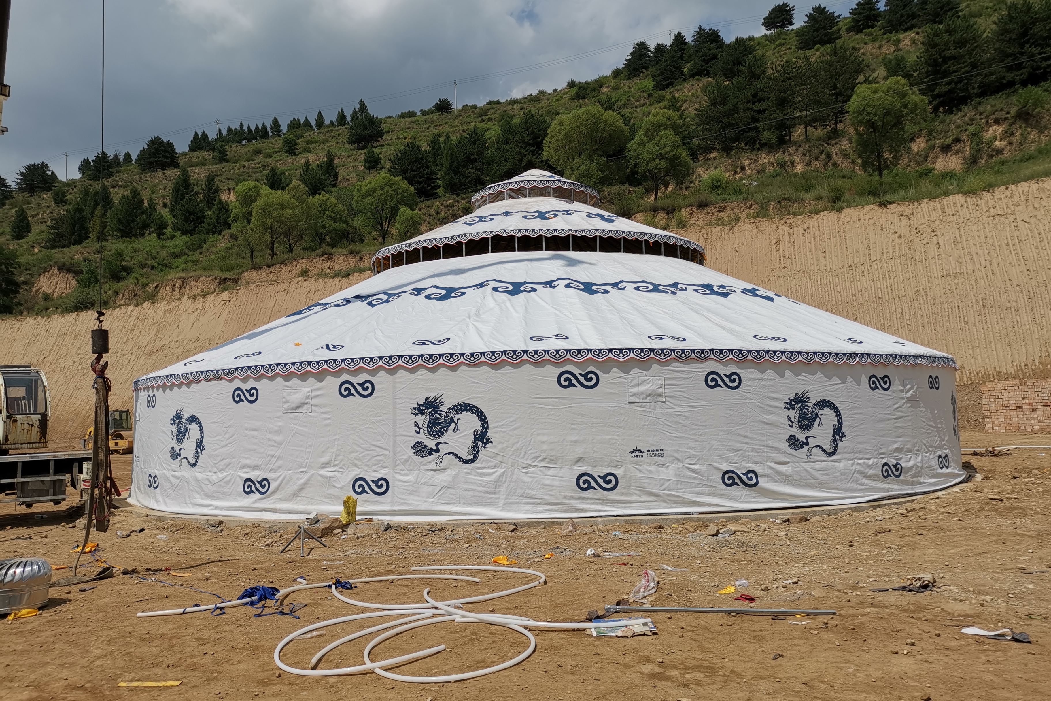 大型蒙古包,35米大型演艺蒙古包欣赏