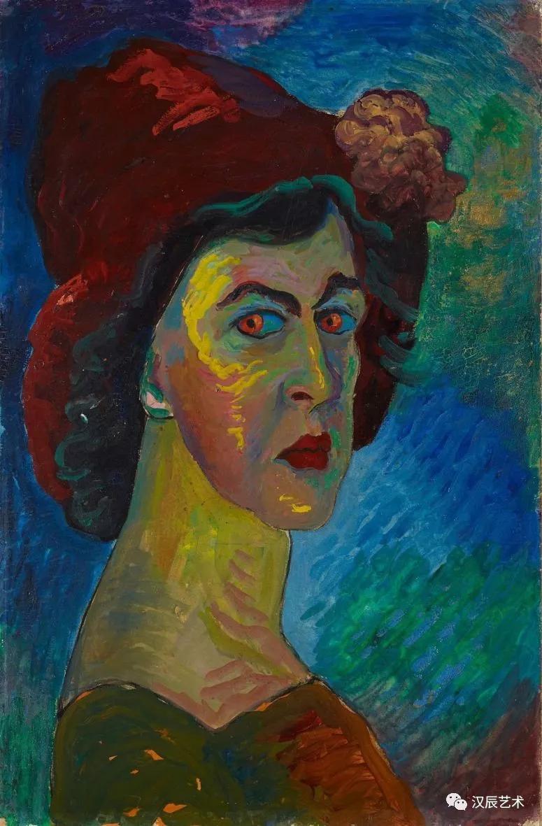 国外经典俄罗斯表现主义女画家mariannevonwerefkin