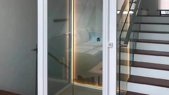 别墅电梯装修新风向无电梯井的全透明电梯你pick了吗