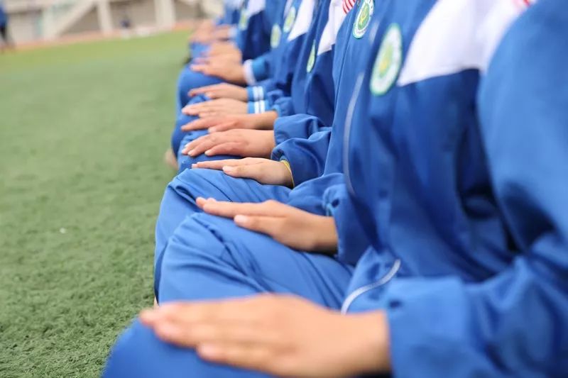 开学季正青春实拍西吉学生军训不负韶华