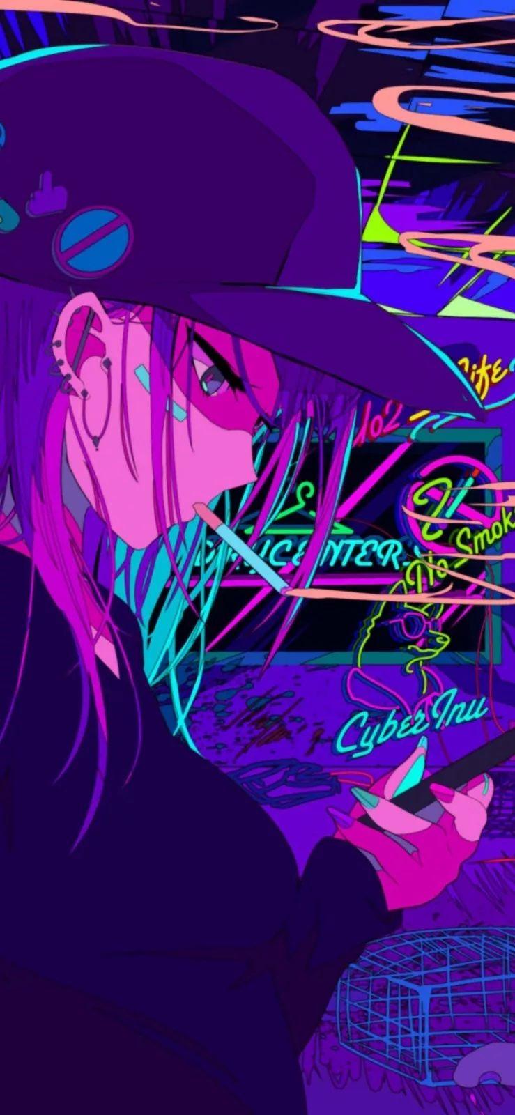 潮时尚壁纸丨来些赛博朋克的碰撞