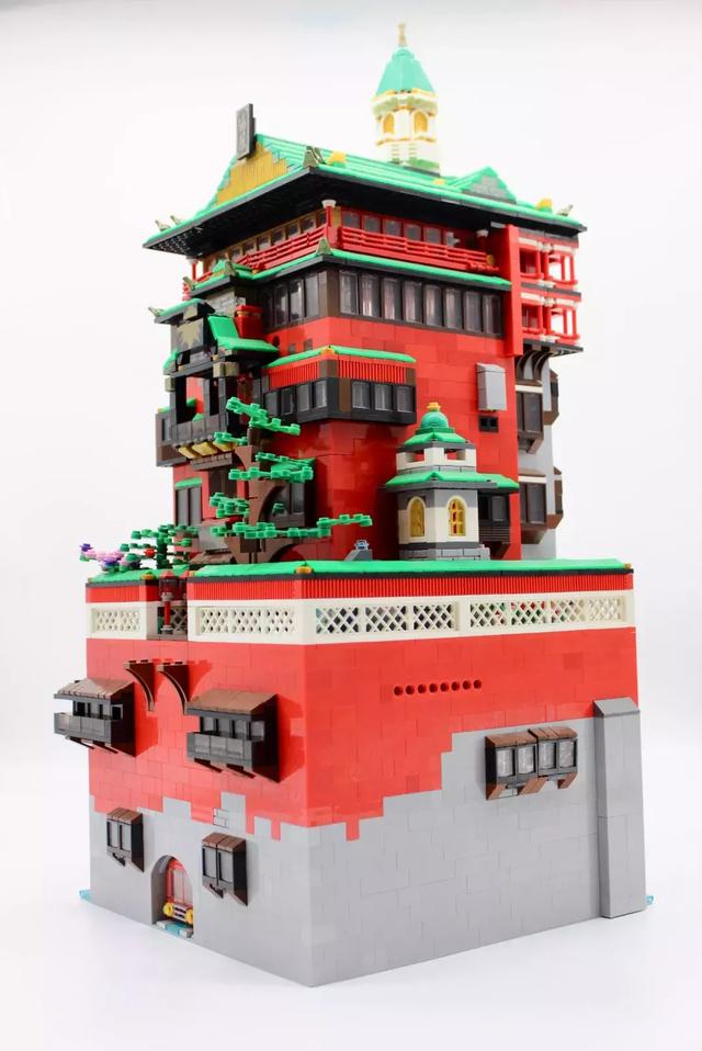 lego乐高moc作品欣赏千与千寻油屋及其他