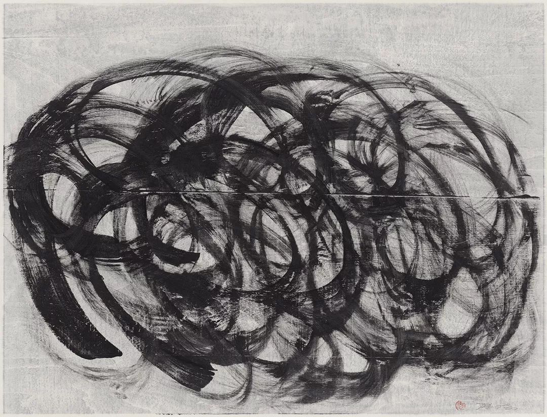 陈琦《无题no.13》水印版画 61x80cm 2017