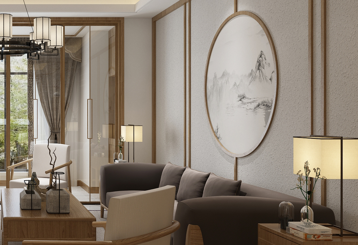 新中式诗意雅居原木下的极简人生