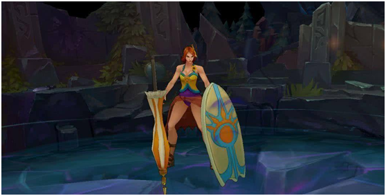 曙光被动这个彩蛋呢也是很多玩家都知道的一个彩蛋,曙光女神蕾欧娜的