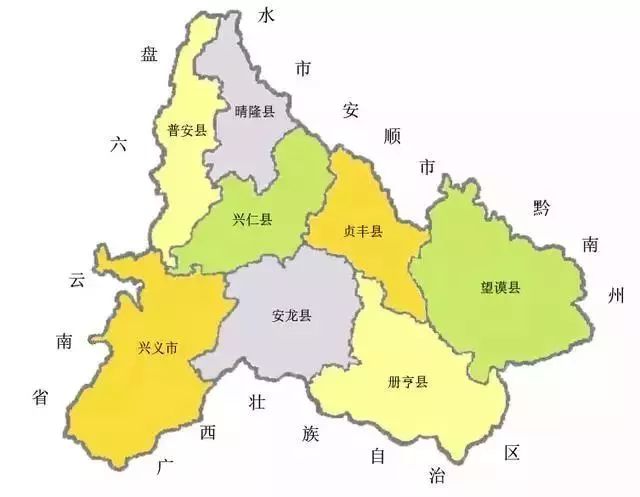 黔西县内的地图图片