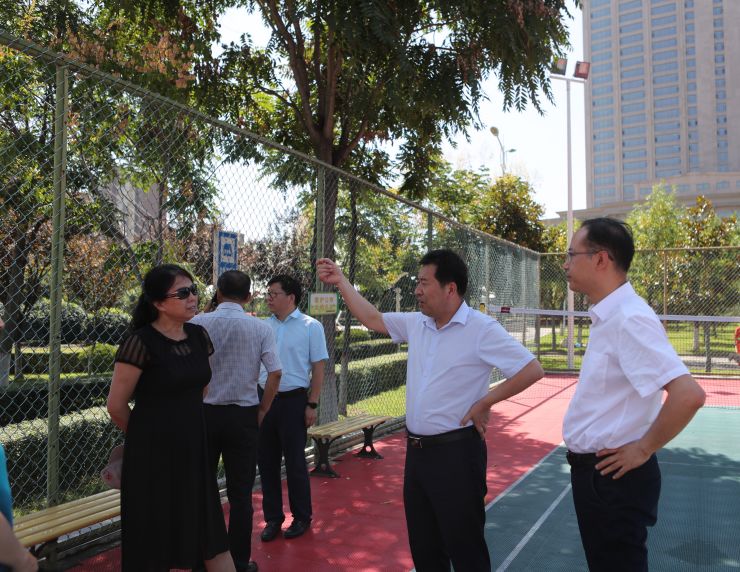 西安市体育局局长马锐率队调研考察宝鸡市渭河体育设施建设情况