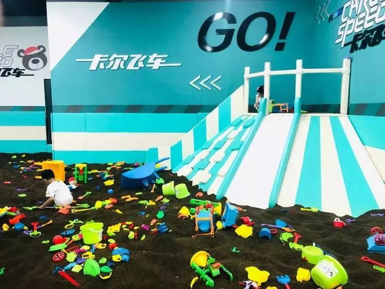 299元抢青浦万达茂卡尔飞车原价424元套餐含蹦床体适能乐园脚踏车沙池