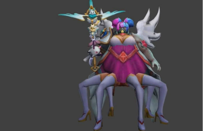 英雄联盟魔法少女厄加特落空玩家拳头出来挨打