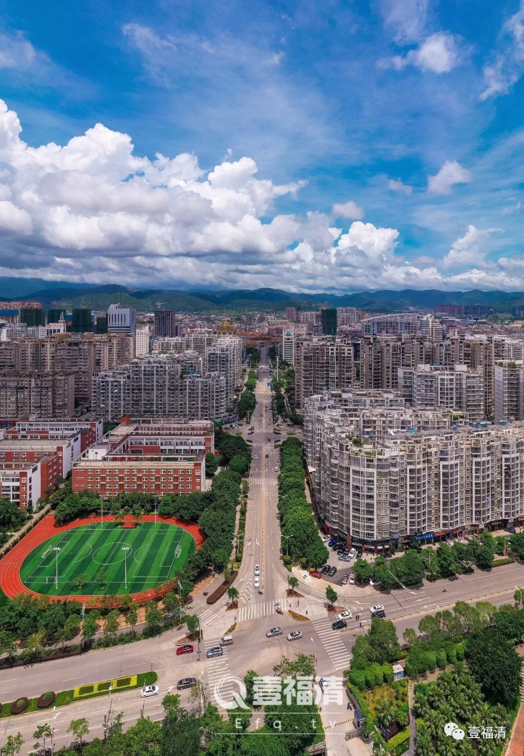 太美了福清主干道最新航拍出炉不一样的风景绝对震到你