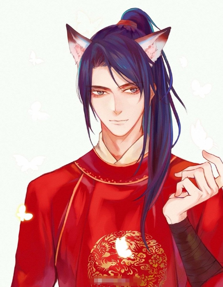 花怜古风美图:长了兔耳朵的谢怜,妥妥的萌汉子一枚!