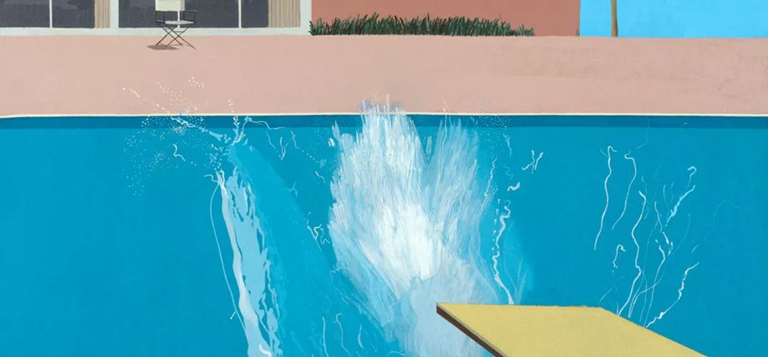 得艺artplus精选两秒钟一个人突然从大卫霍克尼的画中消失