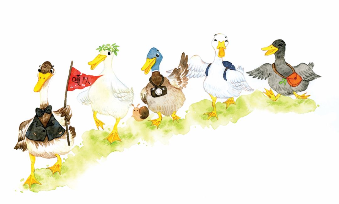 4一只小灰鸭忍不住讲了一路上的见闻——那些难忘的山,水,森林,遥远的