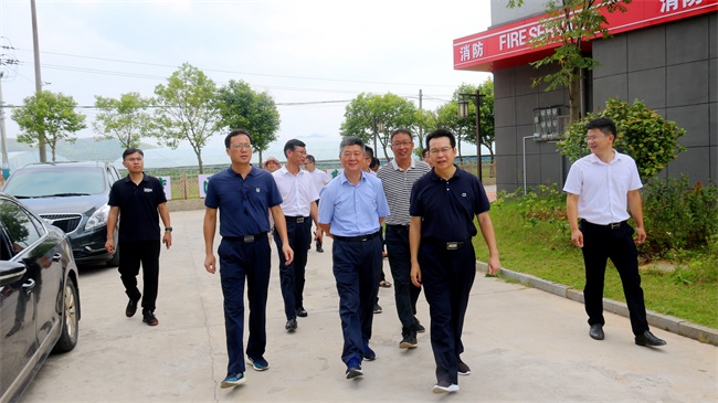 廖光斌深入我县调研指导工作