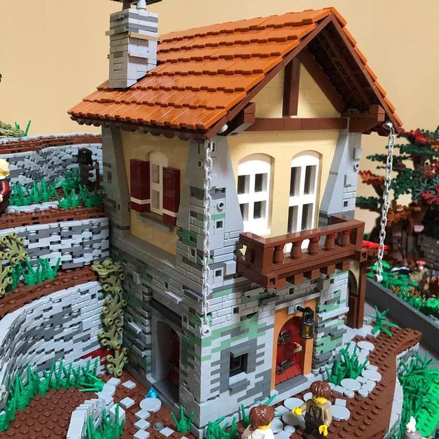 lego乐高moc作品欣赏今天是偏建筑场景系列