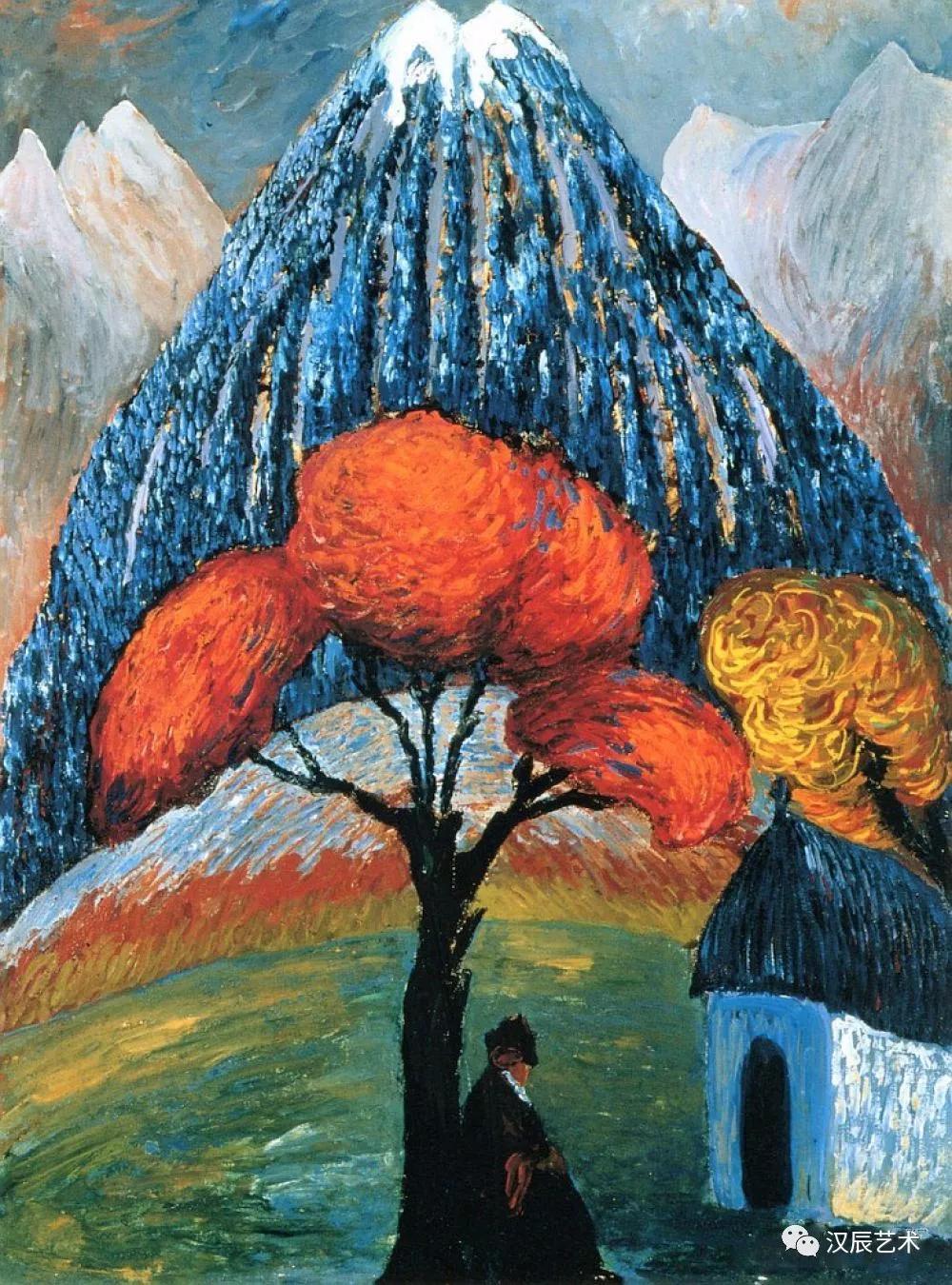 国外经典俄罗斯表现主义女画家mariannevonwerefkin