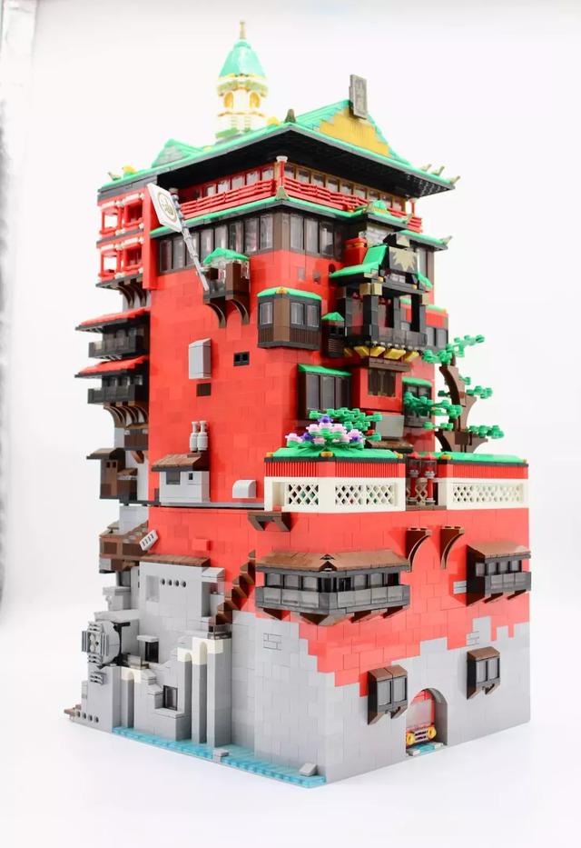 lego乐高moc作品欣赏千与千寻油屋及其他