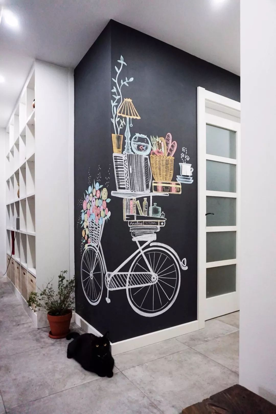 颜值担当黑板墙居家温馨好时光