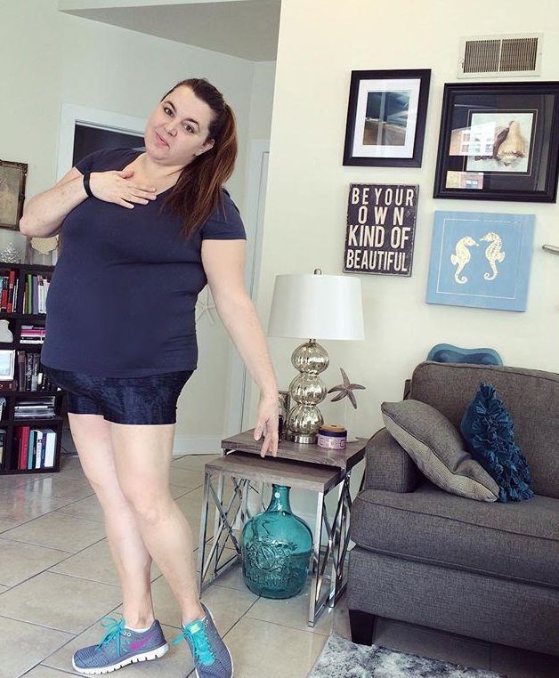 220斤大胖妞减肥历程靠跑步减掉55斤最终加入半程马拉松比赛