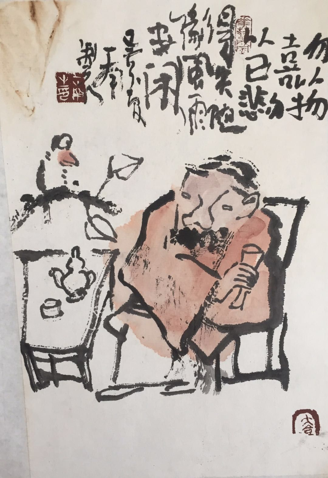 水墨印象意在心间大写意画家张一南