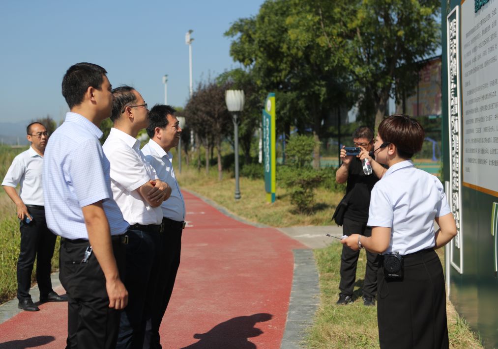 西安市体育局局长马锐率队调研考察宝鸡市渭河体育设施建设情况