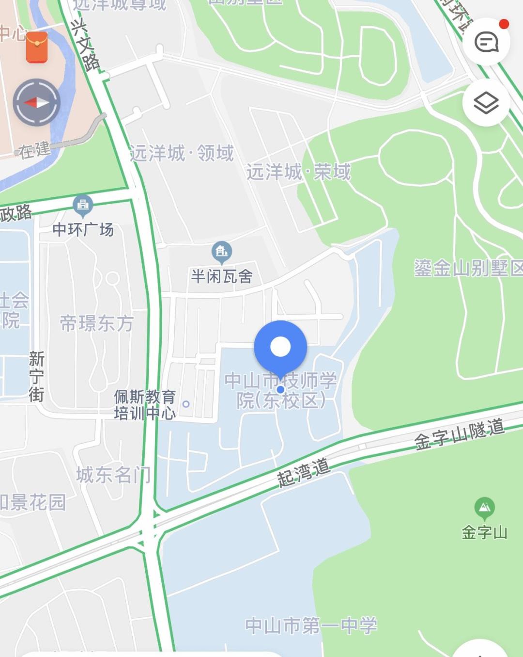 中山市技师学院地图图片