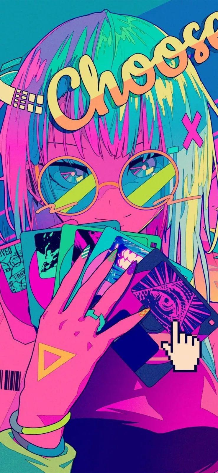 潮时尚壁纸丨来些赛博朋克的碰撞