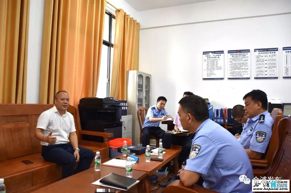 县委常委政法委书记庞学强检查指导扫黑除恶专项斗争工作