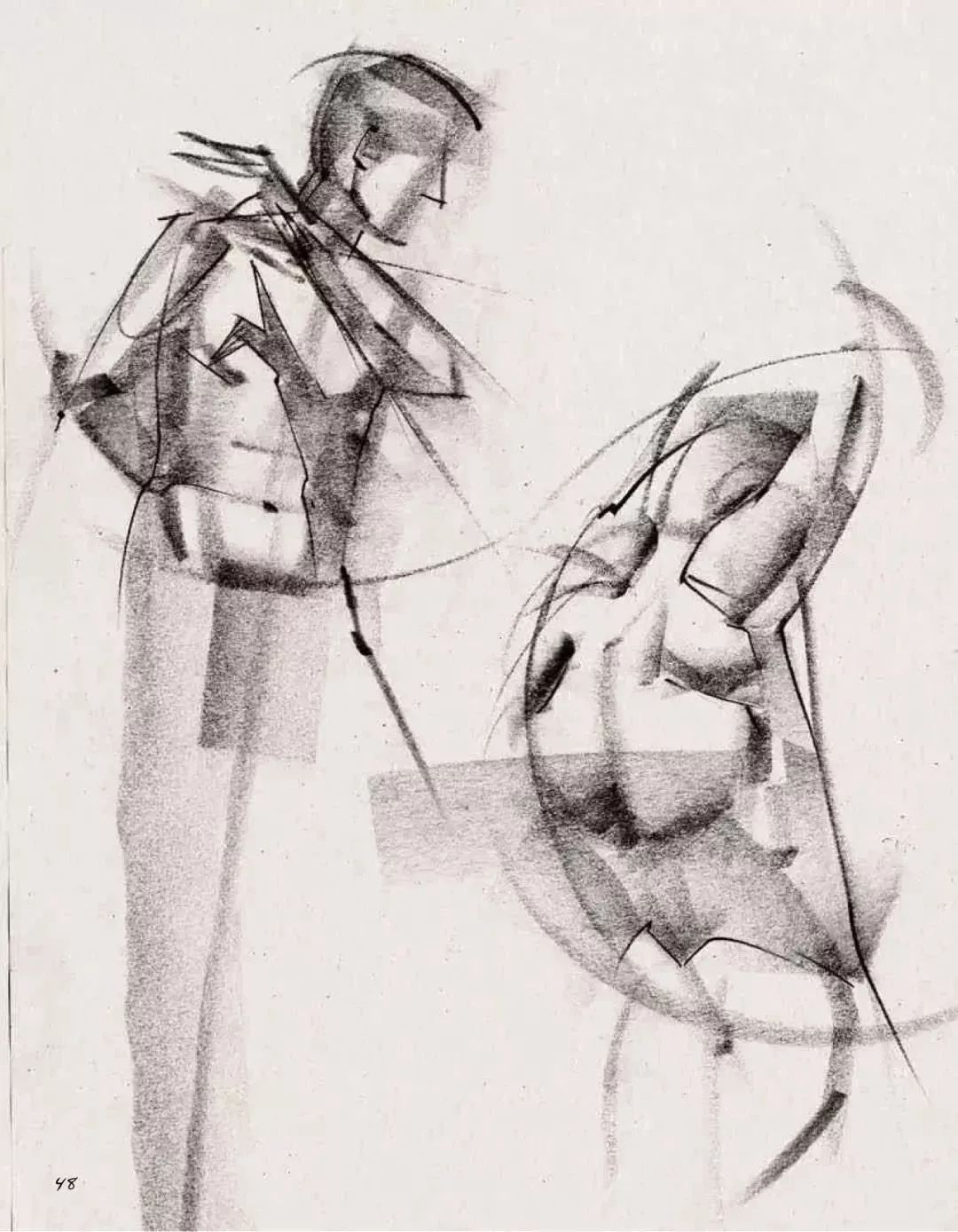 专业指导画好动态速写的诀窍之抓住动态线你绝对可以的