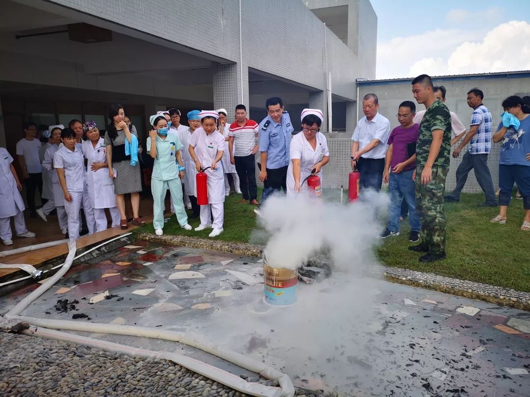 海丰消防深入彭湃医院开展每周半天宣传活动