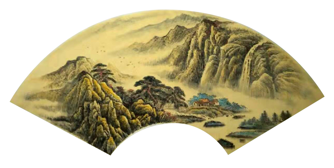 画家路君步国画山水作品赏析