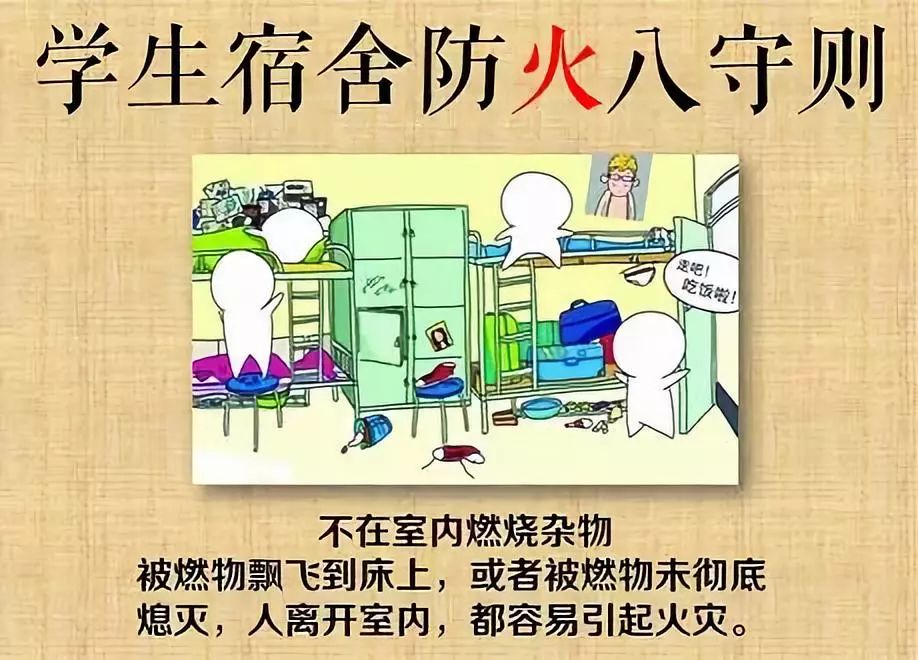 【指上安全】返校季 | 学生宿舍防火须知