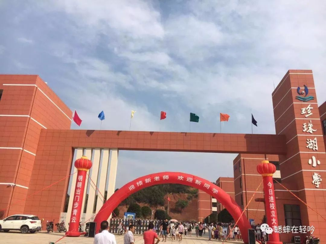 新学校新面貌新起点彭泽珍珠湖小学2019年秋季开学报名工作顺利开展