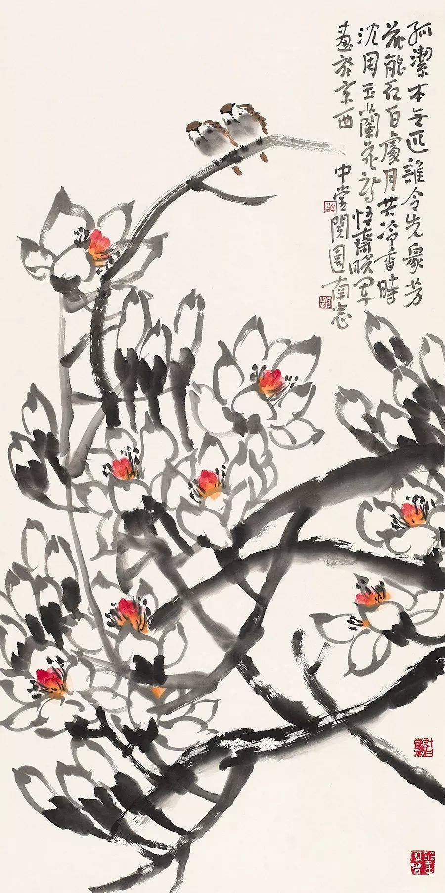 花可人意 鸟报平安——试析李晓军花鸟画创作_作品