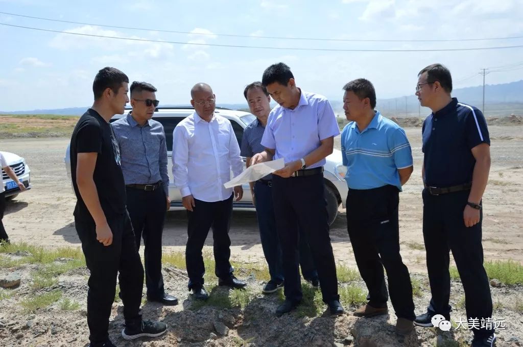 广东甘肃商会灯饰协会会长王彦华一行来靖远县考察调研