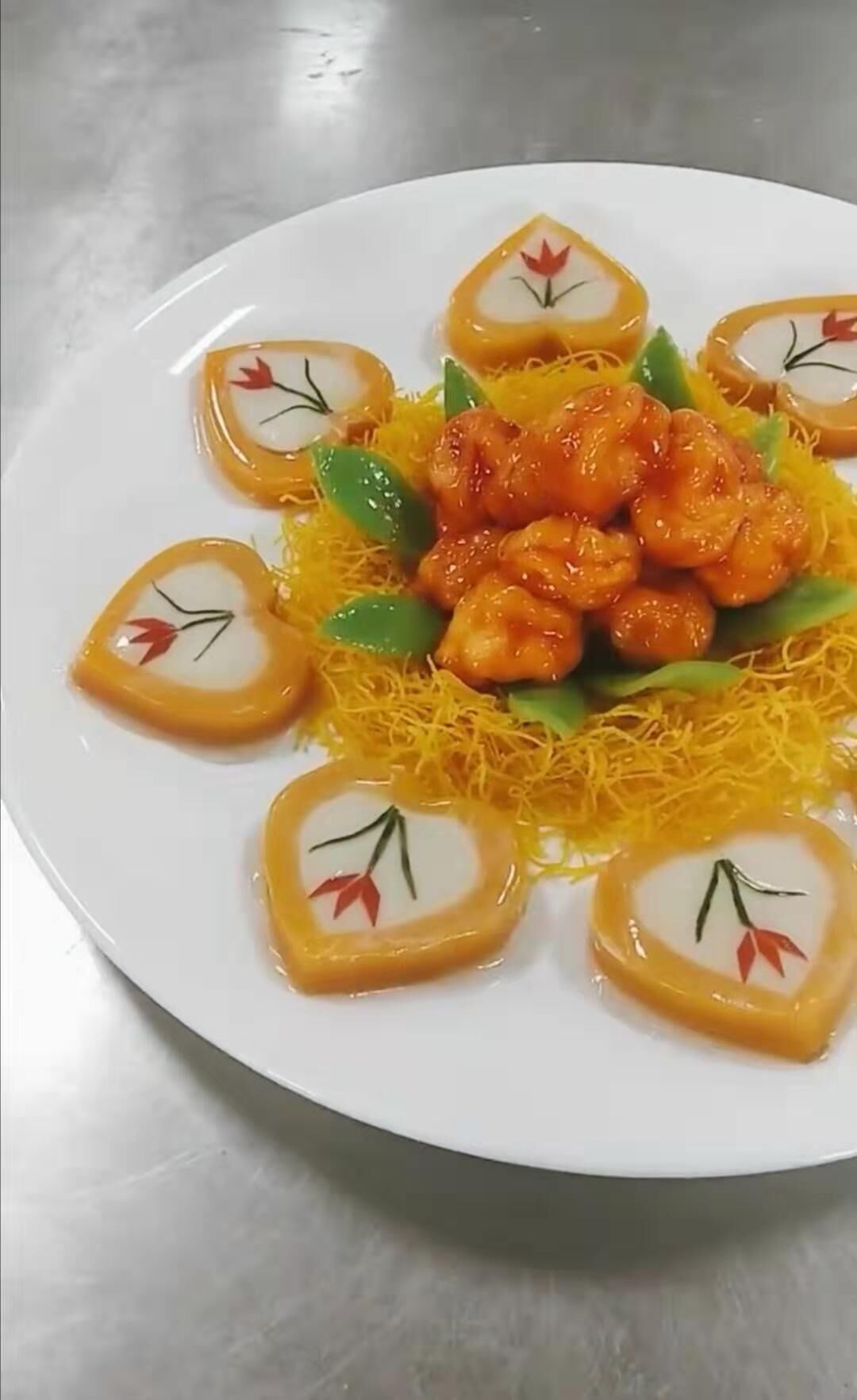 金瓜焗虾球李少北中国烹饪大师作品集