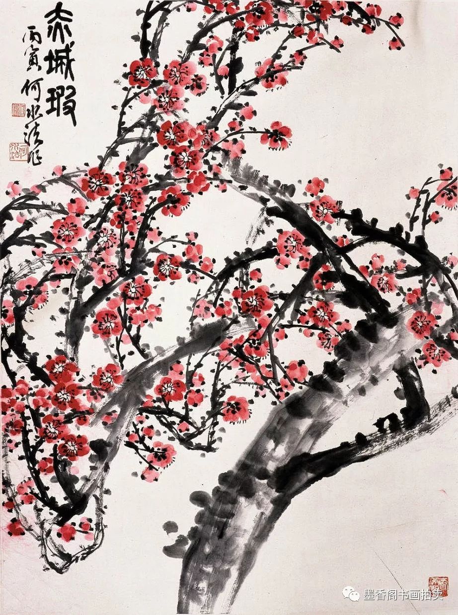 花鸟画名家何水法新作欣赏