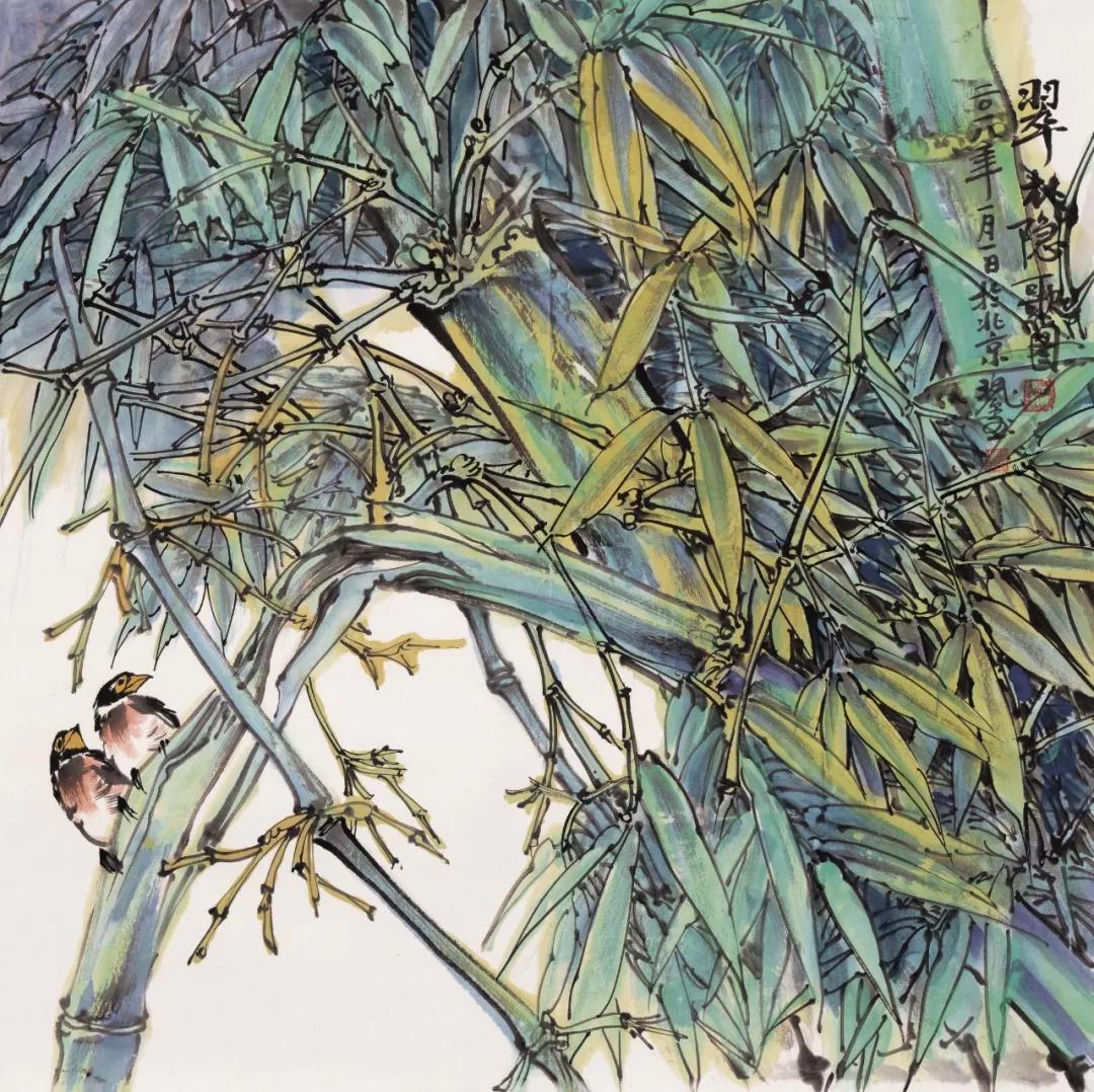 【画廊推荐】画家郑瑰玺:天高任鸟飞_花鸟画